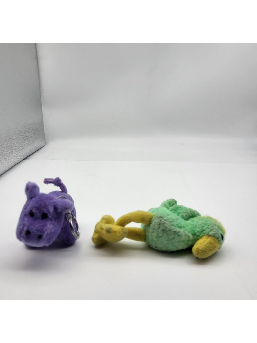 Vintage Y2K 2000 mini beanbag keychain plush Lot of 2 Avon